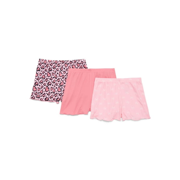 Catherine Malandrino Girls Sleep Shorts, 3-Pack, Sizes 5-16