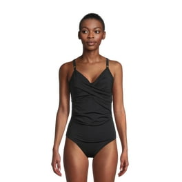 Plus Size One Piece Bathing Suit for Women Floral Swim Dress Tummy Control Swimsuit Walmart