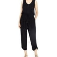 thumbnail image 1 of CATHERINE MALANDRINO Womens Black Lace Sleeveless Scoop Neck Wide Leg Jumpsuit  Size: XL, 1 of 1