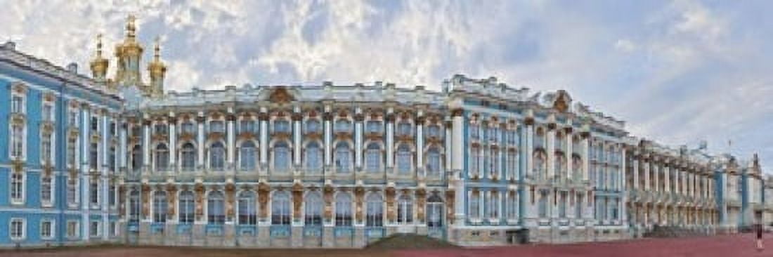 Catherine Palace courtyard Tsarskoye Selo St Petersburg Russia Canvas Art - Panoramic Images (18 x 6)