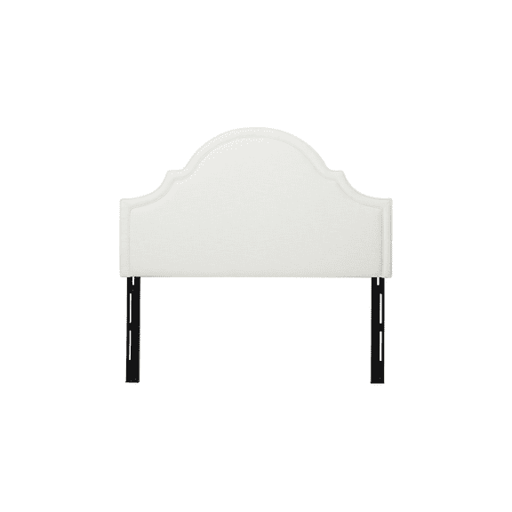 Catherine Upholstered Queen Headboard Antique White