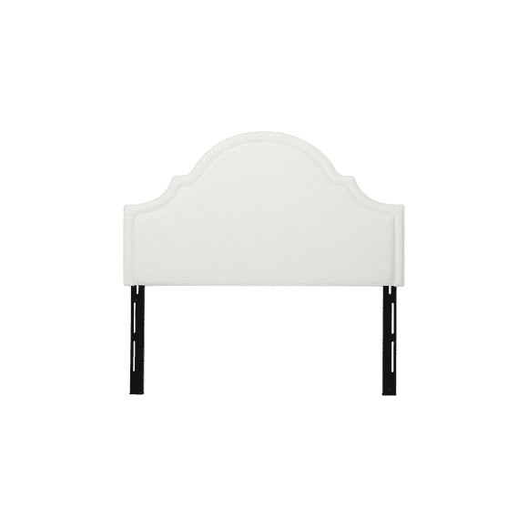 Catherine Upholstered Queen Headboard Antique White