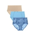 thumbnail image 1 of Catherines Plus Size Full Coverage Microfiber Panty 3-Pack, 1 of 6