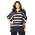thumbnail image 1 of Catherines Women's Plus Size Anywear Brushed Hacci Ribbed Poncho, 1 of 4
