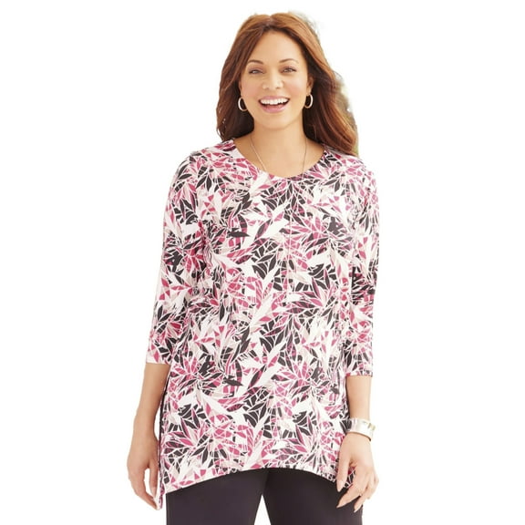 Catherines Women's Plus Size Anywear Fluid Tunic