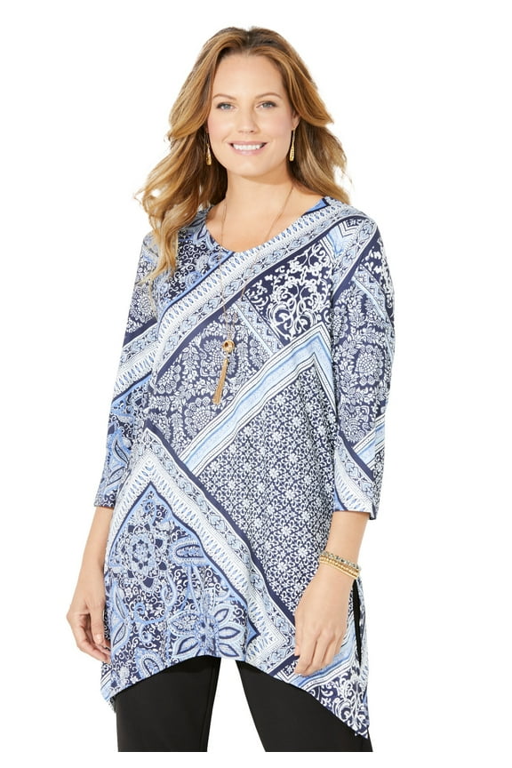 Women's Plus Size Anywear Fluid Tunic