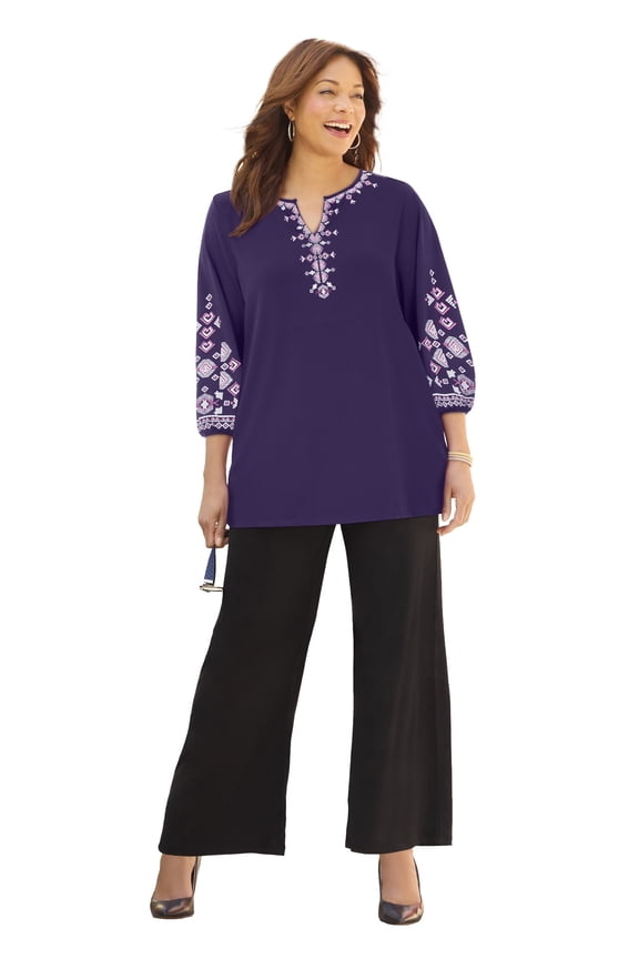 Women's Plus Size Anywear Kurta Top
