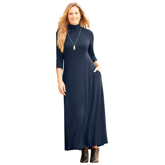 Catherines Women's Plus Size Anywear Maxi Dress