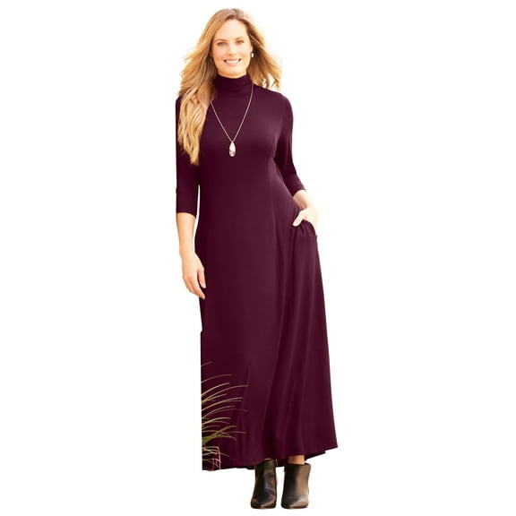 Catherines Women's Plus Size Anywear Maxi Dress