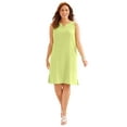 thumbnail image 1 of Catherines Women's Plus Size Anywear Pucker Cotton Shirt Dress, 1 of 5