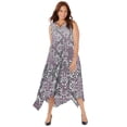 thumbnail image 1 of Catherines Women's Plus Size Anywear Reversible Crisscross V-Neck Maxi Dress, 1 of 6