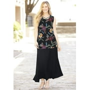 CATHERINES Women's Plus Size Anywear Seamed Skirt