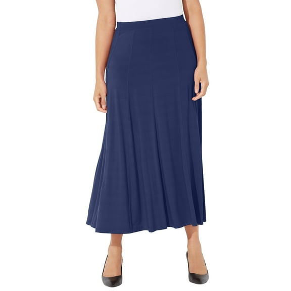 Catherines Women's Plus Size Anywear Seamed Skirt