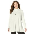 thumbnail image 1 of Catherines Women's Plus Size Anywear Turtleneck Swing Top, 1 of 4