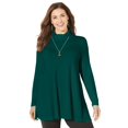thumbnail image 1 of Catherines Women's Plus Size Anywear Turtleneck Swing Top, 1 of 4