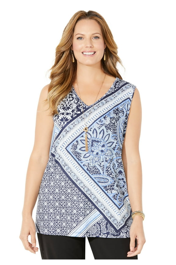 Women's Plus Size Anywear V-Neck Tank