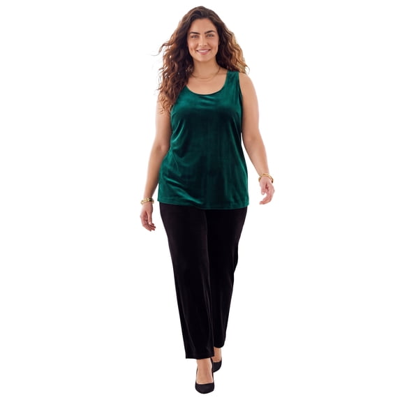 Catherines Women's Plus Size Anywear Velvet Tank