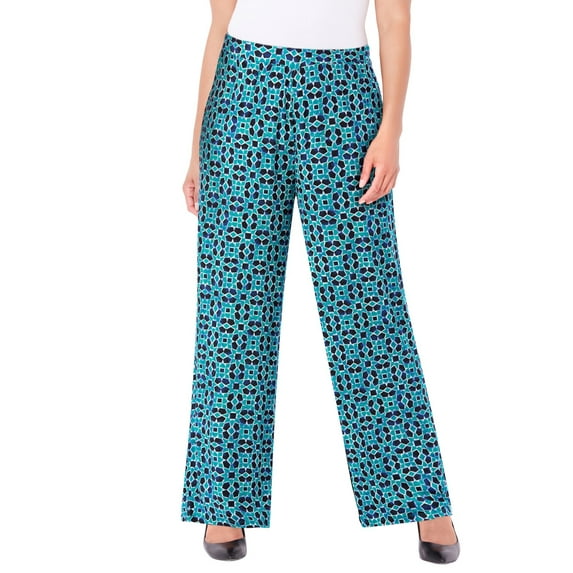 Catherines Women's Plus Size Anywear Wide Leg Pant
