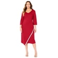thumbnail image 1 of Catherines Women's Plus Size Asymmetrical Bell Sleeve Ponte Dress, 1 of 4