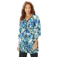 thumbnail image 1 of Catherines Women's Plus Size Bejeweled Pleated Blouse, 1 of 3