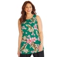 thumbnail image 1 of Catherines Women's Plus Size Breezeway Georgette High-Low Tunic Tank, 1 of 6