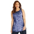 thumbnail image 1 of Catherines Women's Plus Size Breezeway Georgette High-Low Tunic Tank, 1 of 6