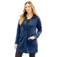 thumbnail image 1 of Catherines Women's Plus Size Cashmiracle; Buttonfront Cable Cardigan, 1 of 1
