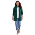 thumbnail image 1 of Catherines Women's Plus Size Cashmiracle Buttonfront Cable Cardigan, 1 of 5
