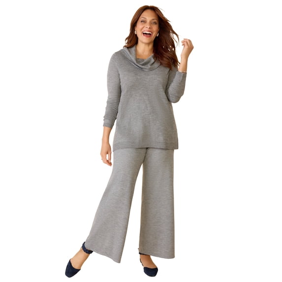 Catherines Women's Plus Size Cashmiracle Cowlneck Sweater