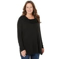 thumbnail image 1 of Catherines Women's Plus Size Cashmiracle Cowlneck Sweater, 1 of 5