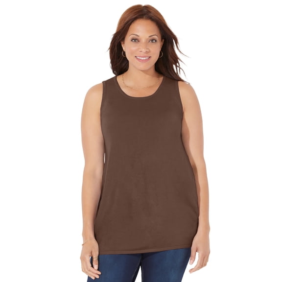 Catherines Women's Plus Size Cashmiracle; Shell