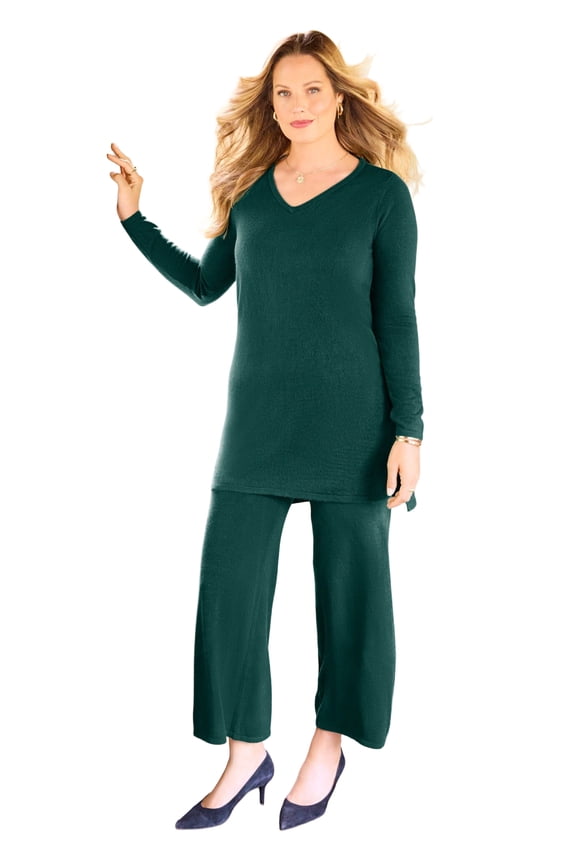 Women's Plus Size Cashmiracle V-Neck Sweater