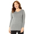 thumbnail image 1 of Catherines Women's Plus Size Cashmiracle V-Neck Sweater, 1 of 5