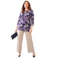 thumbnail image 1 of Catherines Women's Plus Size Chain Lace-Up Tunic, 1 of 1