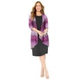 thumbnail image 1 of Catherines Women's Plus Size Chevron Shadow Jacket Dress, 1 of 3