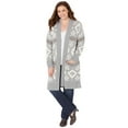thumbnail image 1 of Catherines Women's Plus Size Classic Fair Isle Coatigan, 1 of 5