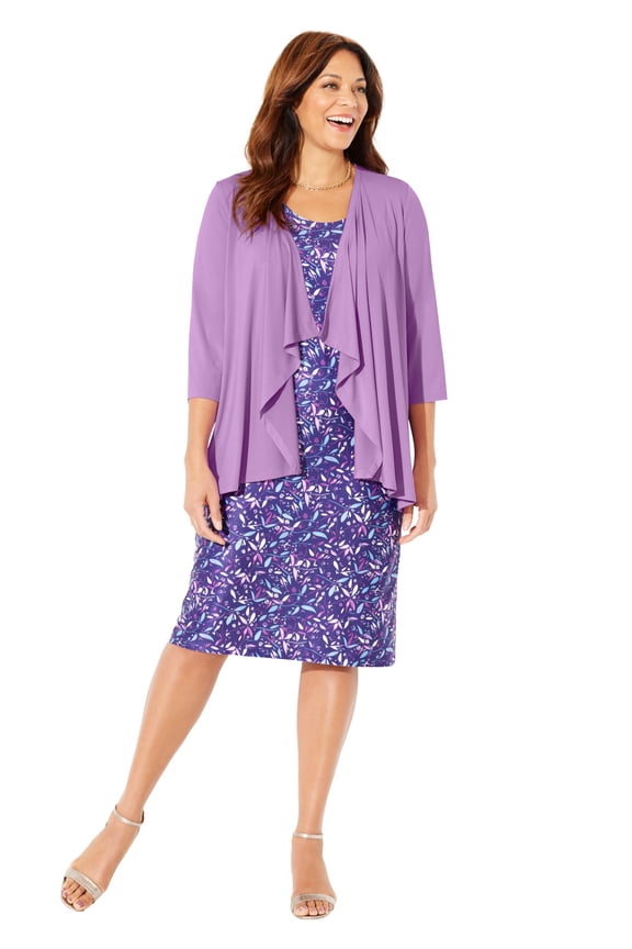 Women's Plus Size Classic Jacket Dress