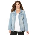 thumbnail image 1 of Catherines Women's Plus Size Classic Jean Jacket, 1 of 4