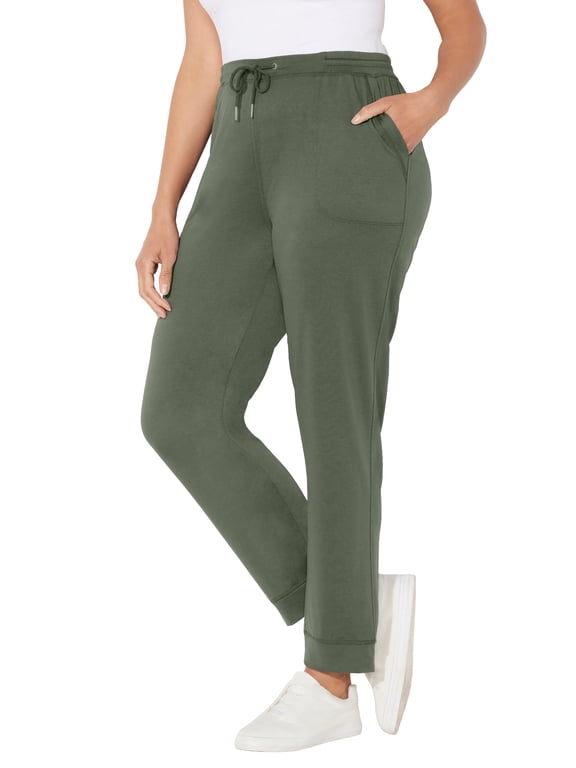 Women's Plus Size Cloud Knit French Terry Jogger Sweatpant