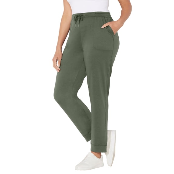 Catherines Women's Plus Size Cloud Knit French Terry Jogger Sweatpant