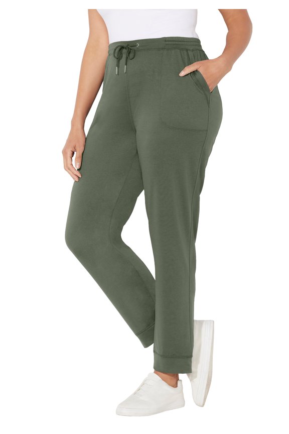Women's Plus Size Cloud Knit French Terry Jogger Sweatpant