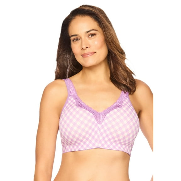 Catherines Women's Plus Size Cotton Comfort Wireless Bra