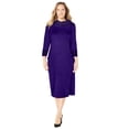 thumbnail image 1 of Catherines Women's Plus Size Cowl Neck Sweater Dress, 1 of 4