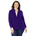 thumbnail image 1 of Catherines Women's Plus Size Cozy Chenille Zip Cardigan, 1 of 3