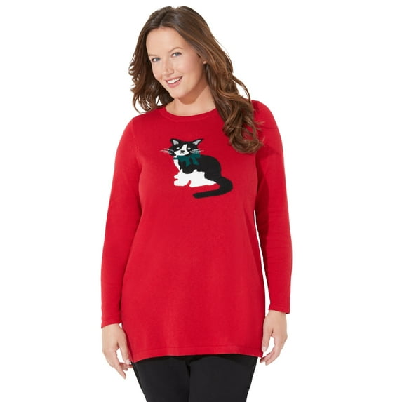 Catherines Women's Plus Size Cozy Whimsy Sweater
