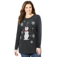 thumbnail image 1 of Catherines Women's Plus Size Cozy Whimsy Sweater, 1 of 4