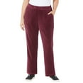 thumbnail image 1 of Catherines Women's Plus Size Cozy Velour Pant, 1 of 5
