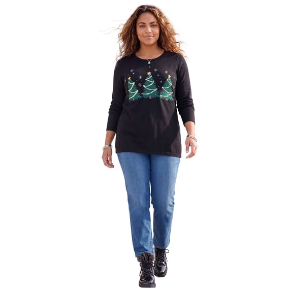 Catherines Women's Plus Size Cozy Whimsy Sweater