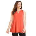 thumbnail image 1 of Catherines Women's Plus Size Crisscross Timeless Tank, 1 of 4