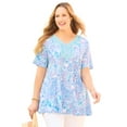 thumbnail image 1 of Catherines Women's Plus Size Crochet Swing Tunic, 1 of 3
